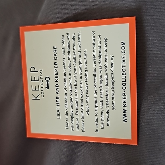 New Leather Keep Collective Gray Snake Bracelet Watchband BUY 3+ for DISCOUNT - Picture 7 of 7